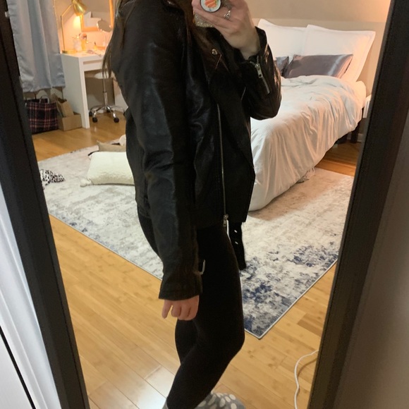 Faux Leather Moto Jacket - Picture 6 of 6